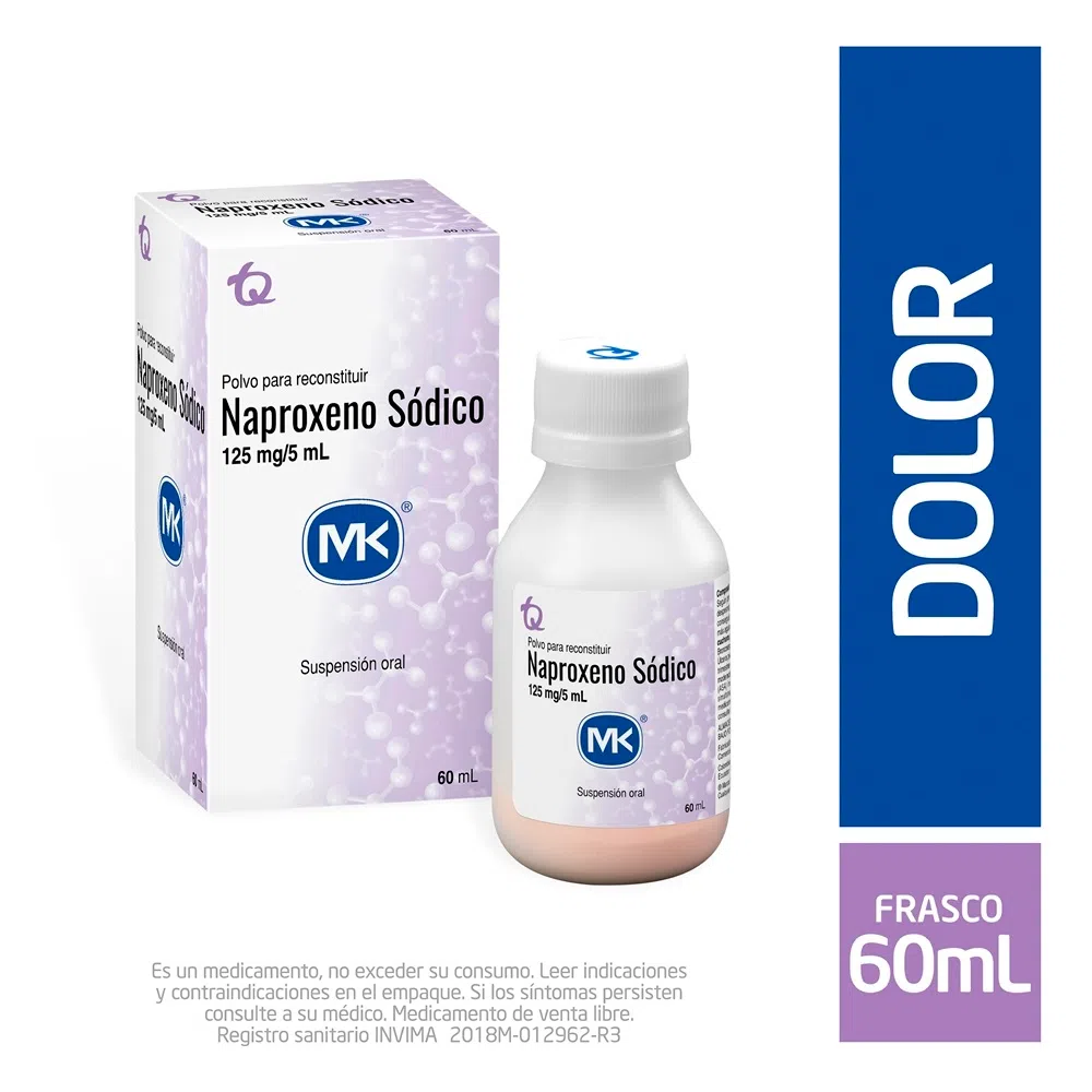 NAPROXENO SODICO 125 mg X  60 ml