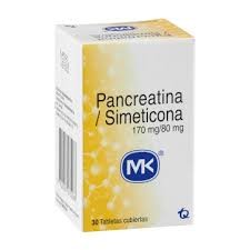 PANCREATINA +SIMETICONA X 30 TAB