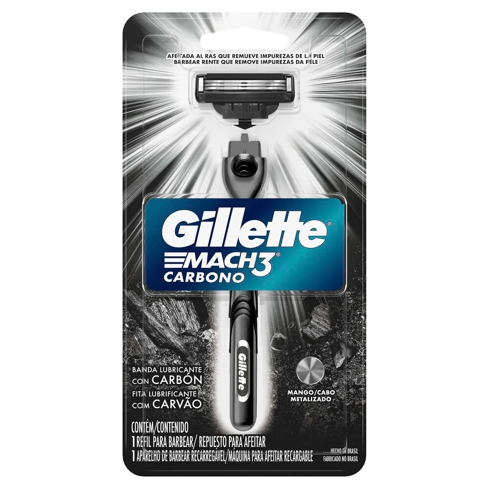 MAQ AFEITAR GILLETTE CARBONMACH3