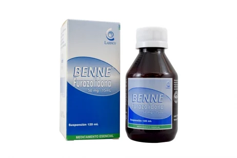 BENNE FURAZOLIDONA 50MG/15ML SUSP X 120ML