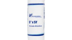 VENDA ELASTICA BLANCA 5X5Y INVERFARMA