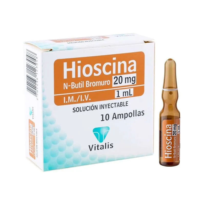 HIOSCINA  N- BUTILBROMURO X 10AMP /0MG/ 1ML