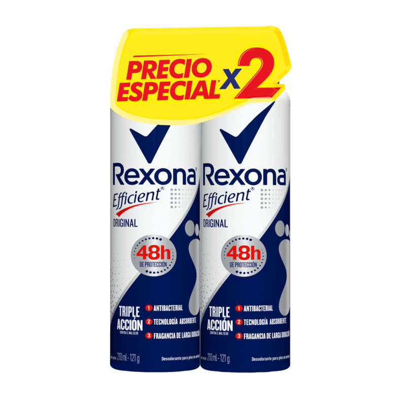 REXONA EFFICIENT ORIGINAL X 2