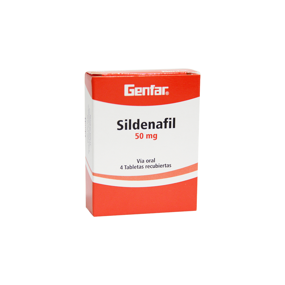 SILDENAFILO 50MG X 4 TAB GENFAR