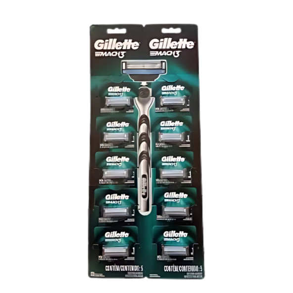 REPUESTO GILLETTE MACH 3 RISTRA X 10UND