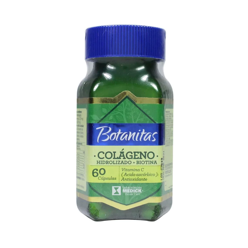 BIOTINA + COLAGENO HIDROLIZADO X 60 CAP - COMERLAT PHARMA