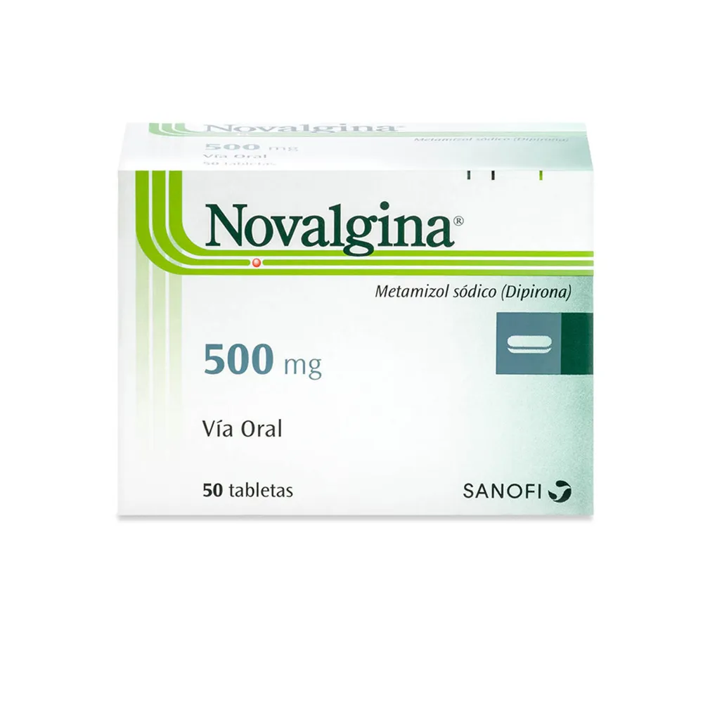 NOVALGINA 500 mg TABLETAS  x 50 TAB