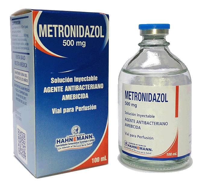 METRONIDAZOL 500mg /100 ml INYECTABLE