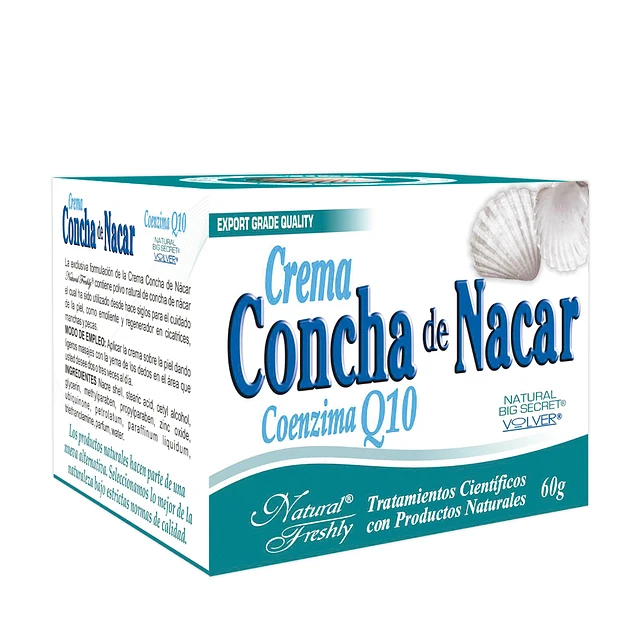 CONCHA DE NACAR +COENZIM A Q10 X60GR NAT FRESLY