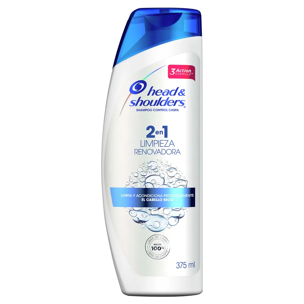 CHAM HEAD SHOULDERS HYS  LIMPIEZA REVITALIZADA  X 12 SBS 2 EN 1   SUAVE/MANEJABLERX 375 ML +HYS